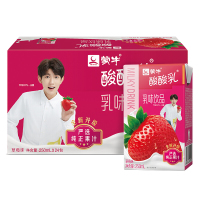 蒙牛 酸酸乳 草莓口味乳味饮品 250ml*24 礼盒装