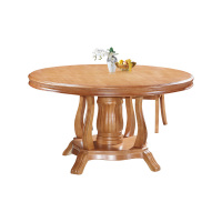 [规格:1.3米 原木色 餐桌]实木餐桌中式实木桌子1.3米餐桌餐台家用小户型