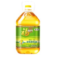 福临门食用油 双低菜籽油5L*1桶精炼一级 中粮出品