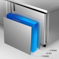 不锈钢双门保鲜砧板台广州通宝规格1500*600*800
