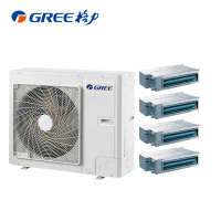 格力（GREE）STAR系列 GMV-H112WL/A 一拖四 小5匹 家用中央空调 室内机配HDC系列 全直流变频