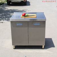 定制橱柜 1米储物柜（双层不锈钢）