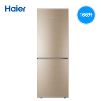 海尔（Haier）166升两门双门冷藏冷冻家用节能省电直冷定频低温补偿电冰箱 BCD-166TMPP