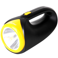 得力 3667 探照灯(黑色)20*10.5*9.8cm 1000mAh户外家用灯(一个装)