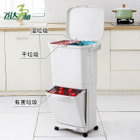 飞达三和 G3150(本厂) 双层垃圾桶 485*334*790mm