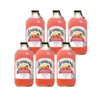 宾得宝含气水果饮料宾得宝含气粉红葡萄柚汁饮料375ml*6瓶ZX
