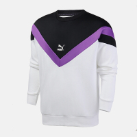 PUMA彪马男装2019新款运动服休闲圆领针织卫衣596013 59601352彪马白