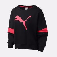 PUMA彪马女装2019新款运动服休闲针织圆领卫衣596691