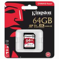金士顿(Kingston) SD卡64G 红卡A1 U3 V30 SDR/64G(读100m/s写80m/s)
