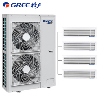 格力(GREE)新品 智睿系列GMV-H120WL/C1 家用中央空调 大5匹 一拖四变频变容室外机 配直流变频室内机