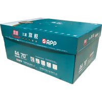 旗舰 70gA4三星旗舰500页/包 8包/箱长宽高：450*310*200