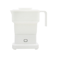 北欧欧慕 旅行折叠电热水壶 迷你便携多功能防干烧烧水壶 NSH0805白色