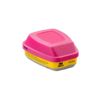 3M 6000/7500/FF-400系列滤材 60928 P100 防护碘甲烷&溴甲烷&颗粒物(单位:包)