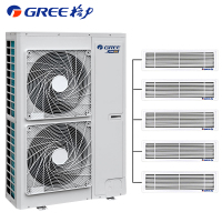 格力(GREE)新品 智睿系列GMV-H160WL/C1 家用中央空调 7匹 一拖五 变频变容室外机 配直流变频室内机