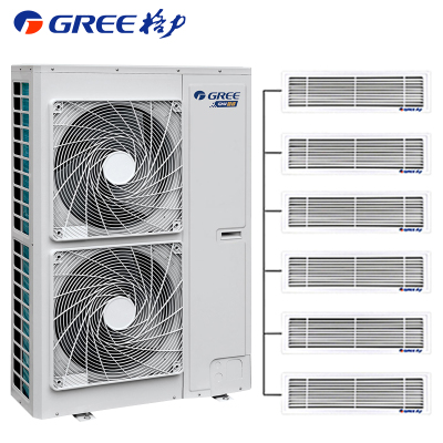 格力(GREE)新品 智睿系列GMV-H180WL/C1 家用中央空调 大7匹 一拖六 变频变容室外机 配直流变频室内机