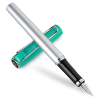 得力S669EF钢笔(蓝)商务墨水笔签字笔 办公文具(起订量80支)
