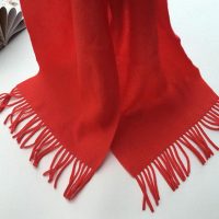 围巾 中国红围巾65g(1000条起订,低于起订量不发货)