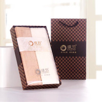 璞竹 (puzoo) 竹纤维毛巾盒装 经典格调-PZX235