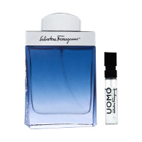 菲拉格慕(Ferragamo)蓝色经典男士淡香水50ml峰逸男士淡香水1.5ml香水套装