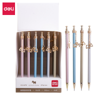 得力S429 活动铅笔(混)按动铅笔 自动铅笔 金属细杆 学生文具(572支起订,低于起定量不发货)