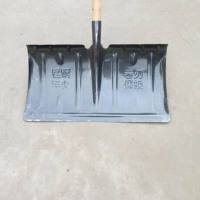 军根 全钢加厚推雪铲推雪板雪锹除雪工具锰钢淬火 铲雪板 雪锹 推雪板 驭田淬火推雪铲(带木柄) 一个装