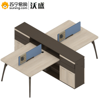 沃盛 四人位办公桌 GZWSO-WTJ4-2724 2760*2400*750