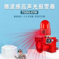 TGSG-01W微波感应声光报警器 人体车辆移动物体感应报警器高分贝