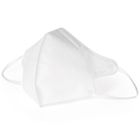SCP M90口罩 SCP-11734 抗菌防尘一次性白色防PM2.5耳带折叠式口罩 (10只/包) (包)