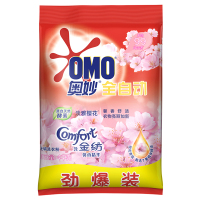 奥妙4kg 全自动无磷洗衣粉J含金纺馨香精华 淡雅樱花