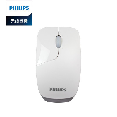 飞利浦(PHILIPS) SPK7402W 无线鼠标(游戏电竟USB 适用台式电脑笔记本) 白色
