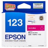 爱普生(EPSON) T1233 洋红色墨盒 红色(单位:个)