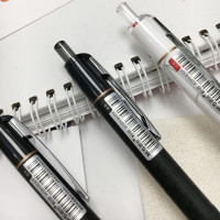 晨光(M&G) 晨光文具AGPH8201 学生中性笔极简 0.5按动水笔 12支 黑色