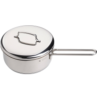 福腾宝(WMF) Mini系列带盖奶锅 不锈钢奶锅汤锅1.2L 泡面锅宝宝辅食锅16cm带锅盖