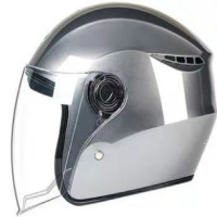 电动车头盔 163(灰色)透明