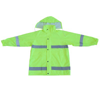 路宁 反光雨衣雨裤套装 交通安全环卫雨衣
