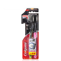 高露洁 360° 备长炭细丝牙刷 2只装