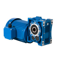 双曲面齿轮减速机蜗轮蜗杆减速器带电机马达