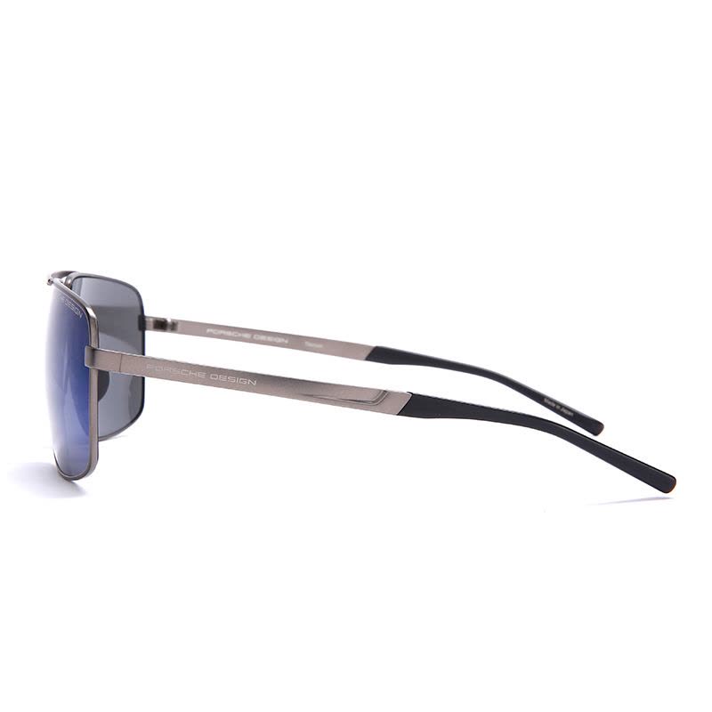 PORSCHE DESIGN保时捷太阳眼镜男款双梁时尚钛架驾驶墨镜方框P8658 64mm图片