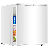 美的(Midea)45升冰箱小型家用迷你多用冷饮保鲜小冰箱单门小冷柜双温宿舍租房办公室BC-45M 白色