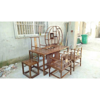 一利 圆形博古架 陈列柜古董架茶叶架子摆件 一件装