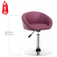 [藏书阁]吧台椅升降旋转前台靠背椅子 酒吧椅家用高脚凳吧台凳凳子