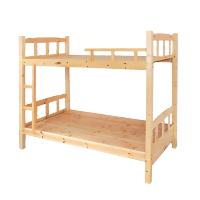 实木床新中式卧室宿舍公寓双人双层木床