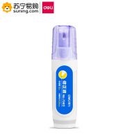 得力(deli) 修正液 笔形12ml环保修正液学生涂改液 改正液 不锈钢笔头修正笔7382