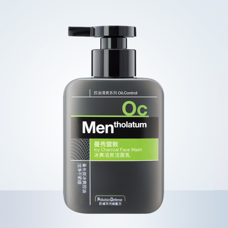 曼秀雷敦(MENTHOLATUM) 冰爽活炭洁面乳 150ml(单位:瓶)
