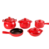 礼促优选五福临门陶瓷锅具组合