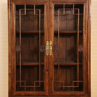 德诚和（DECHENGHE）书柜中式书架老板办公室老榆木家具展示柜组合