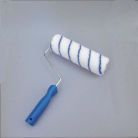 玉达中毛9寸小兰条 油漆涂料白乳胶壁纸滚筒辊筒刷5把