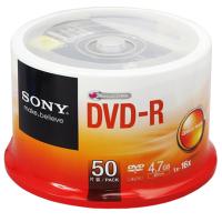 得力(deli)DVD-R 光盘/刻录索尼(SONY)盘 16速4.7G 桶装50片 空白光盘 GD