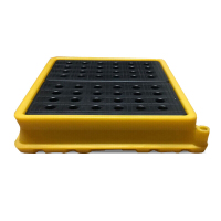 欧宝美化学品防渗漏托盘聚材质油桶垫板