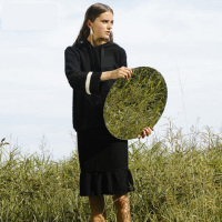 女士休闲运动套装J- 连帽毛衣女+半身裙女 单套装(套) 宽松毛线 半身裙女 尺码可选